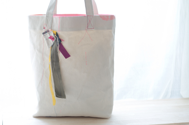 naone トートバッグ ー カラメルピンク ー 01