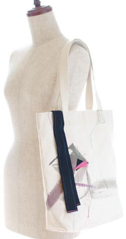 naone トートバッグ ー 隕石パープル ー 03