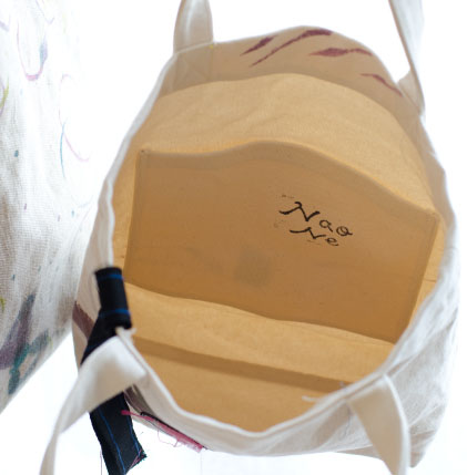 naone トートバッグ ー 隕石パープル ー 04