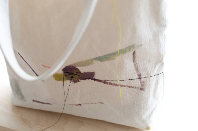 naone トートバッグ ー きつねリボン ー 06