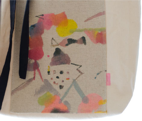 naone トートバッグ ー さくらんぼの道すがら ー 03