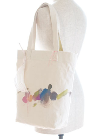 naone トートバッグ ー 白赤ぶどうの朝夕 ー 01