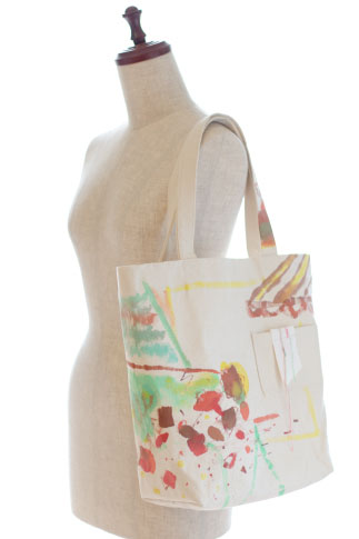 naone トートバッグ ー 朱色の風 ー 01