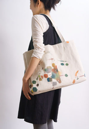 naone トートバッグ ー 緑の曲芸 ー 02