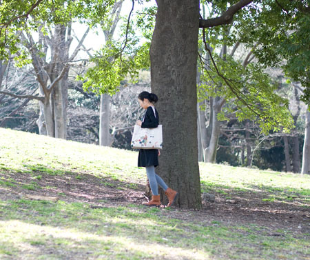 naone トートバッグ ー 緑の曲芸 ー 07