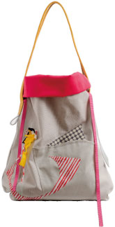 NaoNe トートバッグ 小鳥とねずみのパ・ド・ドゥ 